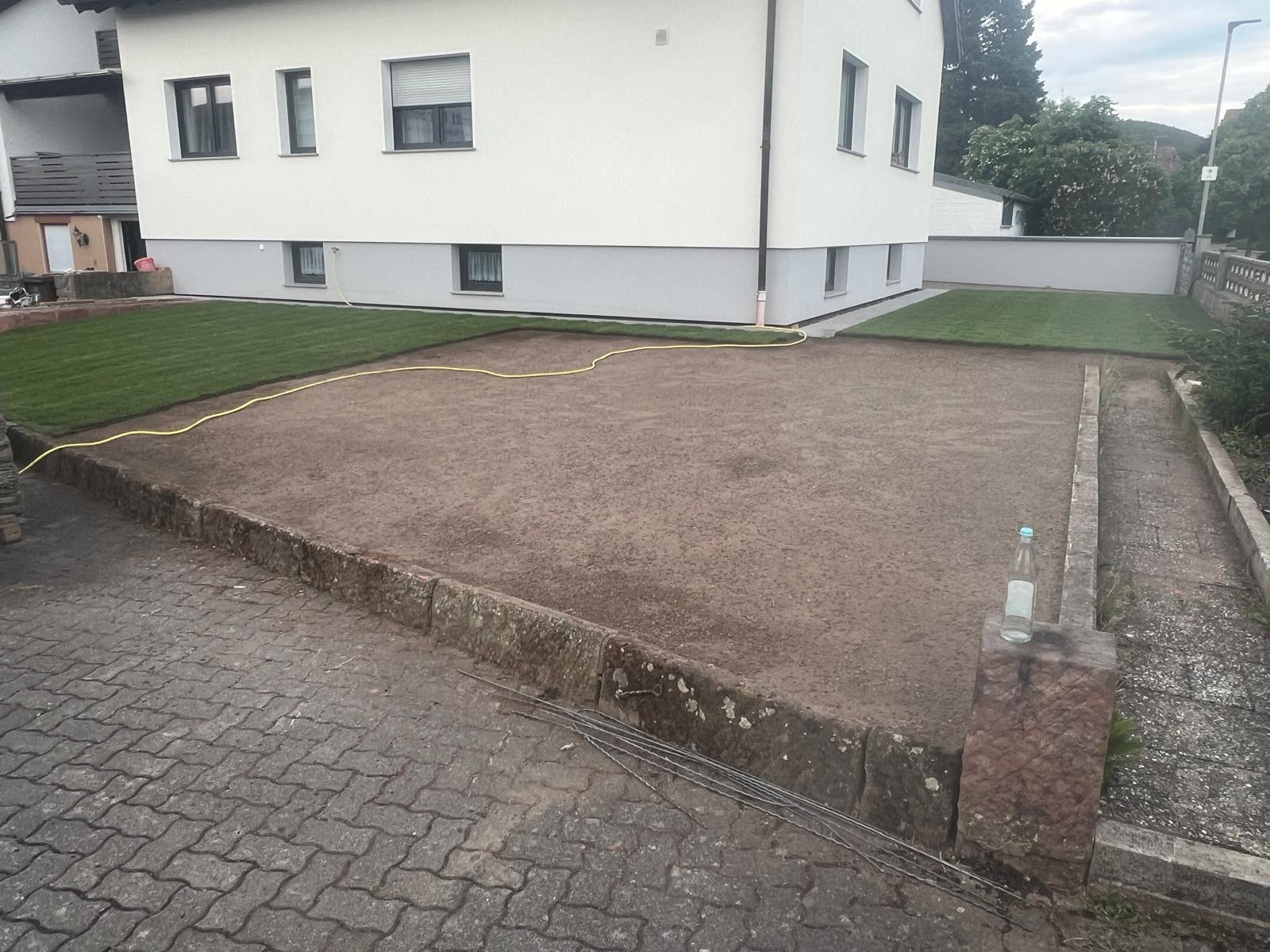 Gepflegte Fläche nach der Umgestaltung